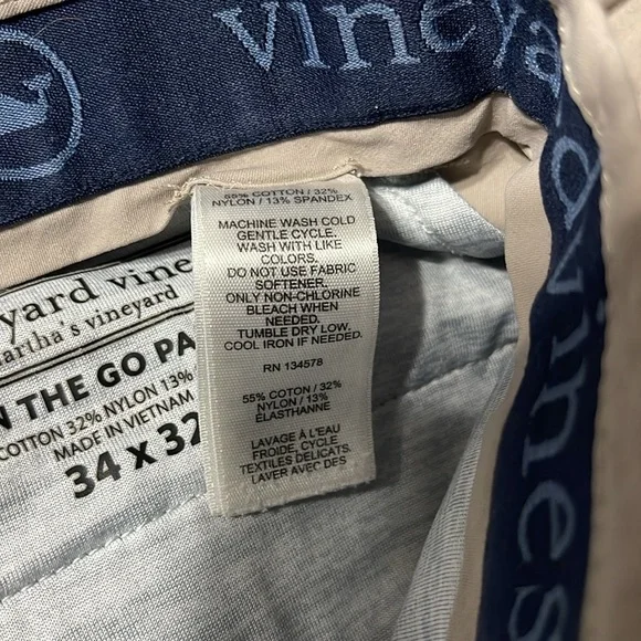 Vineyard Vines on the go pants 34x32 - Picture 5 of 9